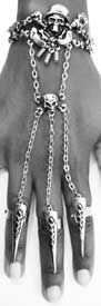 Pulseira Caveira Chapéu - AC09-34